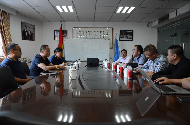 綏化市北林區(qū)招商局領導率隊到岳氏集團總部對接項目